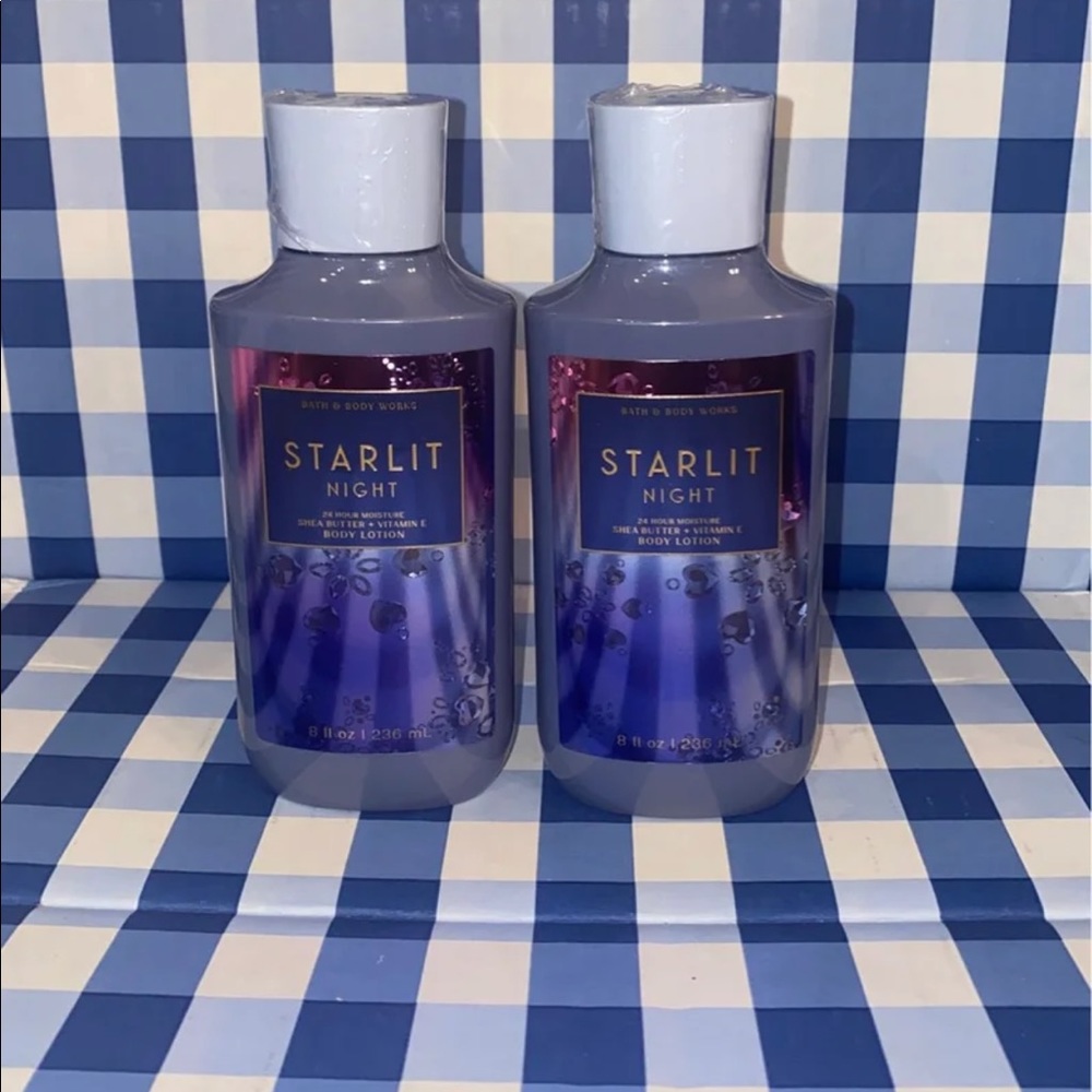 Bath and body works- Starlit Night lotions